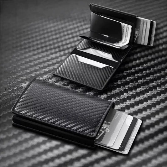 SlimGuard RFID Card Holder – Minimalist Men’s Wallet