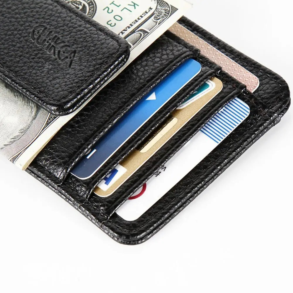 UltraSlim Money Clip – Magnetic Credit Card Holder Wallet