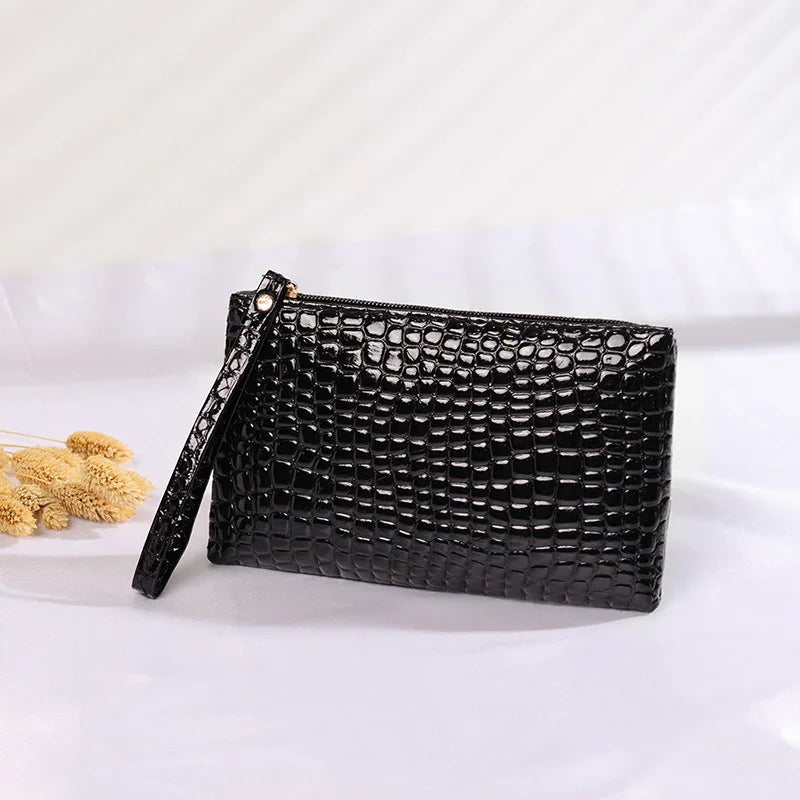 Crocodile Wallet for Women Coin Purse - New Fashion Small Wrist Bag