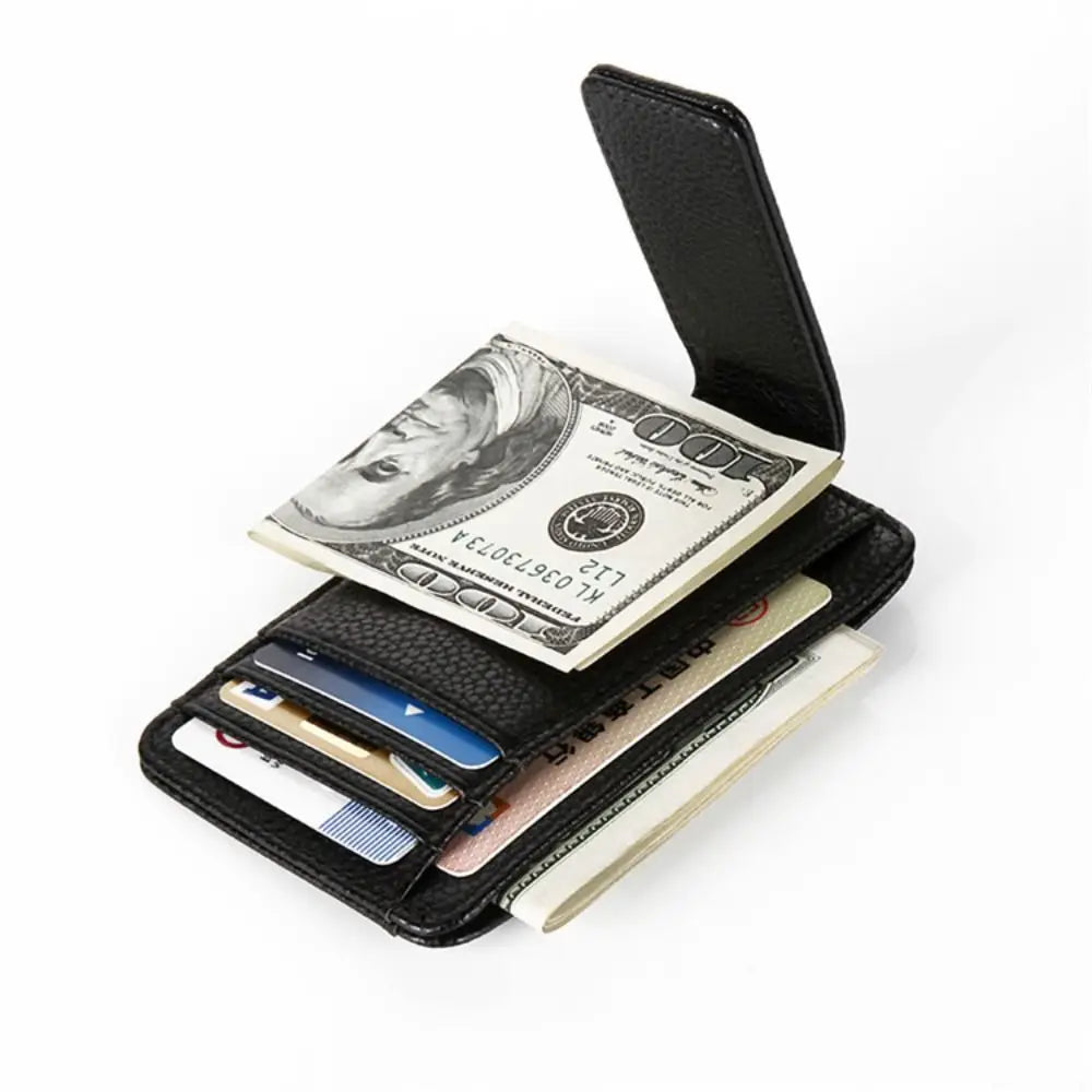 UltraSlim Money Clip – Magnetic Credit Card Holder Wallet