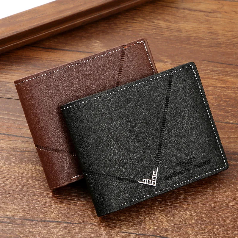 Men's Multifunctional Short Wallet – Lightweight and Wear-Resistant