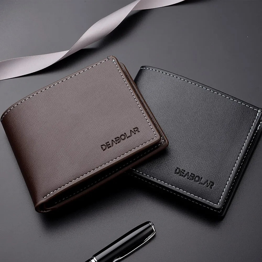 OxfordFold Leather Wallet – Slim Folding Men’s Card Holder