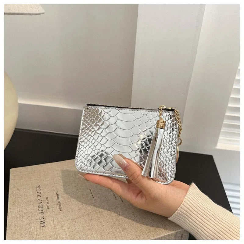 New Women's Fashion Handheld Crocodile Pattern Handbag