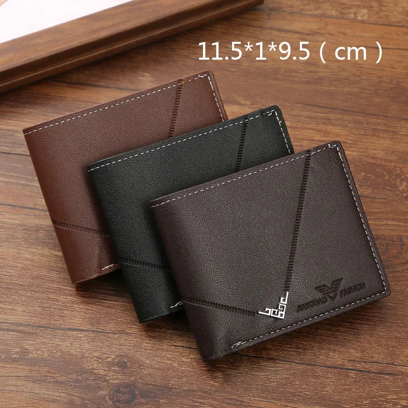 Men's Multifunctional Short Wallet – Lightweight and Wear-Resistant