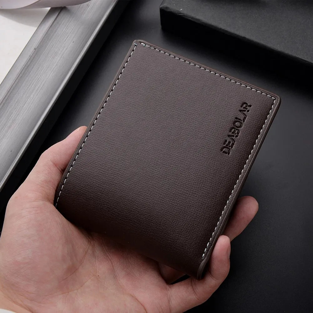 OxfordFold Leather Wallet – Slim Folding Men’s Card Holder