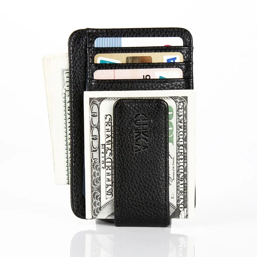 UltraSlim Money Clip – Magnetic Credit Card Holder Wallet