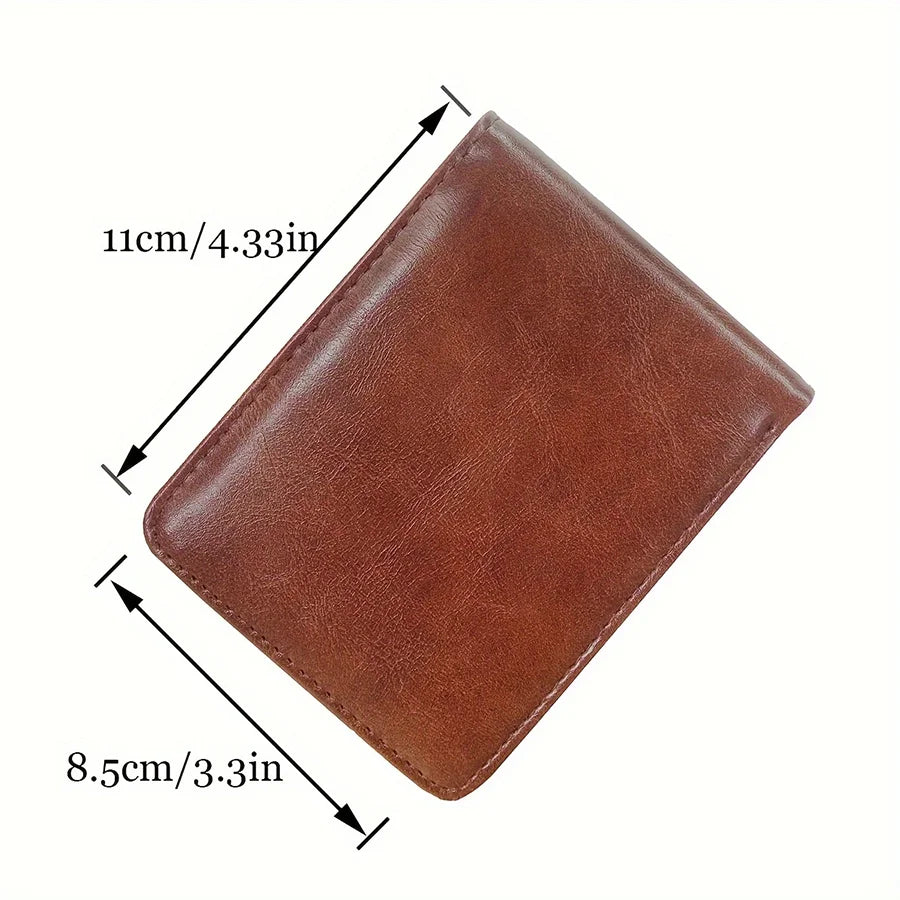 Fashion Men’s Coin Purse Wallet – PU Leather