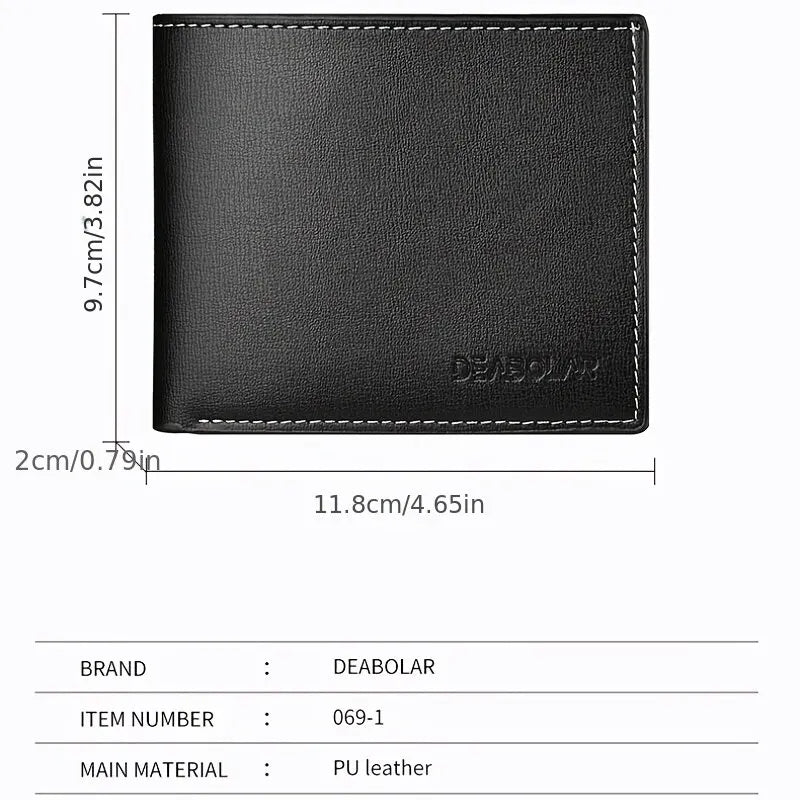 OxfordFold Leather Wallet – Slim Folding Men’s Card Holder