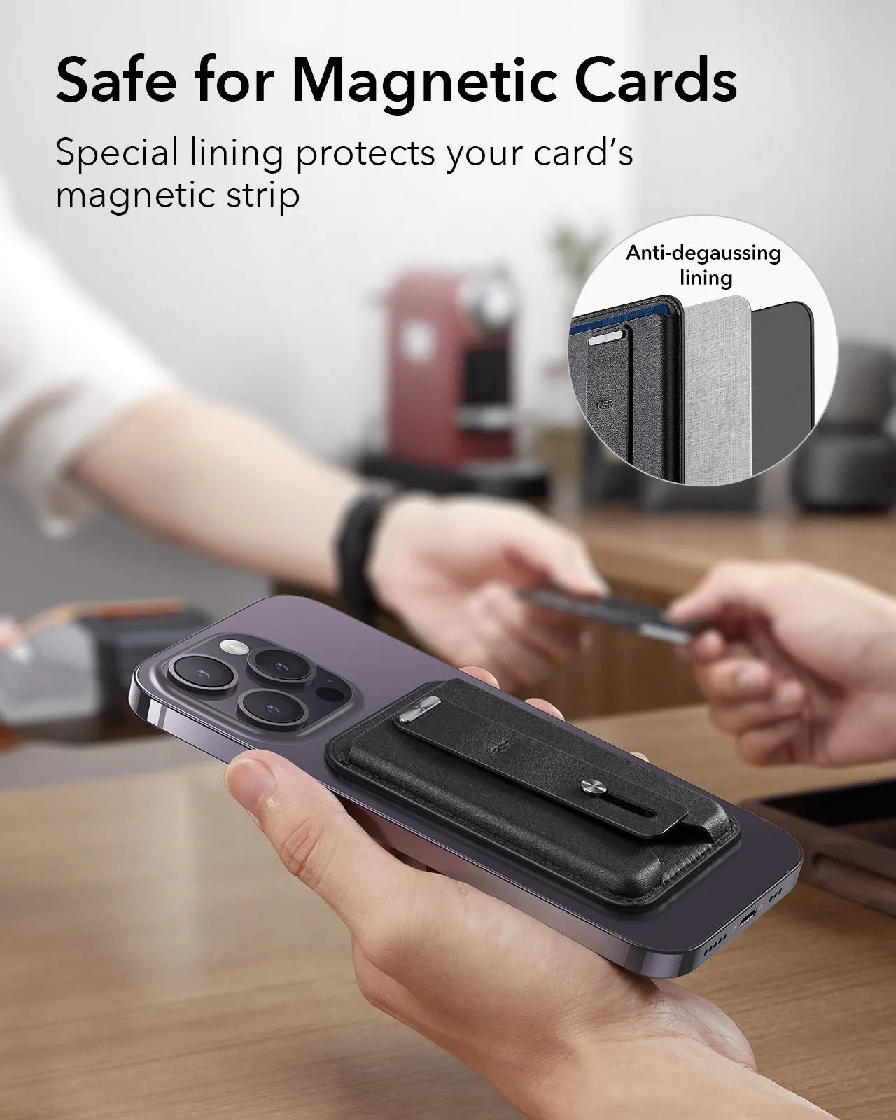 HaloLock Magnetic Wallet – Smart Card Storage Case for iPhone